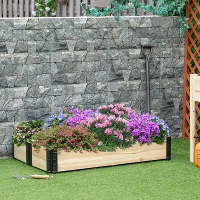 Cheap โญ Outsunny 47'' x 31'' Raised Garden Bed Foldable Elevated Planter Box for Backyard, Patio to Grow Vegetables, Herbs, and Flowers ๐ 4 Cheap โญ Outsunny 47'' x 31'' Raised Garden Bed Foldable Elevated Planter Box for Backyard, Patio to Grow Vegetables, Herbs, and Flowers ๐ - Image 2