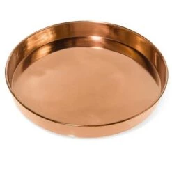 Best Sale 🛒 Gardener's Supply Company Medium Round Copper Plant Tray, 12 - GARDENER'S SUPPLY CO. 🧨 -Planters Sales Store unnamed file 8239
