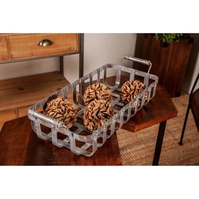Cheap ๐คฉ Olivia & May Set of 2 Farmhouse Iron Basket Rectangular Planters - Olivia & May ๐ 3 Cheap ๐คฉ Olivia & May Set of 2 Farmhouse Iron Basket Rectangular Planters - Olivia & May ๐