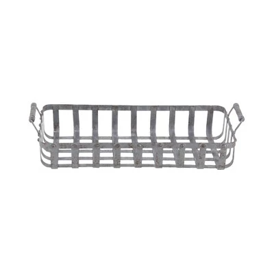 Cheap ๐คฉ Olivia & May Set of 2 Farmhouse Iron Basket Rectangular Planters - Olivia & May ๐ 4 Cheap ๐คฉ Olivia & May Set of 2 Farmhouse Iron Basket Rectangular Planters - Olivia & May ๐ - Image 2