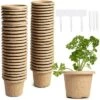 Buy ๐คฉ Juvale 50 Pack Round Seed Starter Peat Pots Biodegradable Seedling Tray with Plant Labels, 4.3 x 3.2 in ๐ 1 Buy ๐คฉ Juvale 50 Pack Round Seed Starter Peat Pots Biodegradable Seedling Tray with Plant Labels, 4.3 x 3.2 in ๐ -Planters Sales Store unnamed file 8246