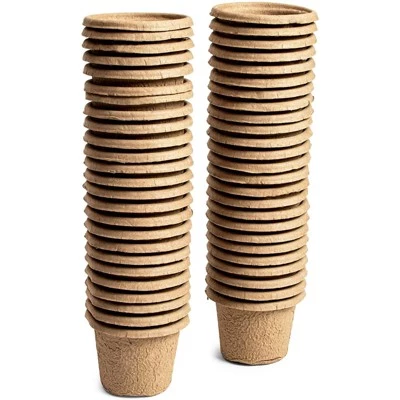 Buy π€© Juvale 50 Pack Round Seed Starter Peat Pots Biodegradable Seedling Tray with Plant Labels, 4.3 x 3.2 in π 7 Buy π€© Juvale 50 Pack Round Seed Starter Peat Pots Biodegradable Seedling Tray with Plant Labels, 4.3 x 3.2 in π - Image 5