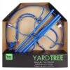 New ⌛ Yard Butler IYT-5BLU Indoor Outdoor 84 Inch Tall Gardening Yard Tree with 3 Shepherds Hooks and 2 Flower Pot Rings for 7 Inch Planters, Blue ⌛ -Planters Sales Store unnamed file 8286