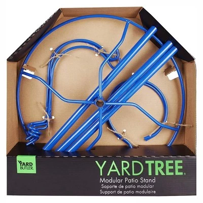 New ⌛ Yard Butler IYT-5BLU Indoor Outdoor 84 Inch Tall Gardening Yard Tree with 3 Shepherds Hooks and 2 Flower Pot Rings for 7 Inch Planters, Blue ⌛ 3 New ⌛ Yard Butler IYT-5BLU Indoor Outdoor 84 Inch Tall Gardening Yard Tree with 3 Shepherds Hooks and 2 Flower Pot Rings for 7 Inch Planters, Blue ⌛