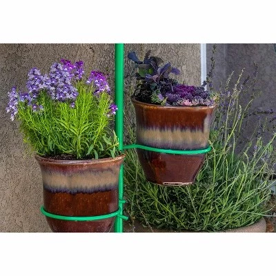 New ⌛ Yard Butler IYT-5BLU Indoor Outdoor 84 Inch Tall Gardening Yard Tree with 3 Shepherds Hooks and 2 Flower Pot Rings for 7 Inch Planters, Blue ⌛ 5 New ⌛ Yard Butler IYT-5BLU Indoor Outdoor 84 Inch Tall Gardening Yard Tree with 3 Shepherds Hooks and 2 Flower Pot Rings for 7 Inch Planters, Blue ⌛ - Image 3