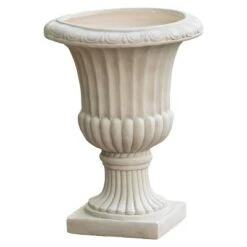 Discount 👏 26" Italian Cast Stone Patio Urn - Christopher Knight Home Antique Green 🥰 -Planters Sales Store unnamed file 8338
