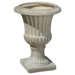 Discount 👏 26" Italian Cast Stone Patio Urn - Christopher Knight Home Antique Green 🥰 -Planters Sales Store unnamed file 8339
