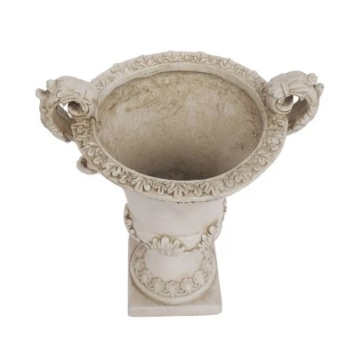 Cheap ๐ 19.25" Delphine Lightweight Concrete Patio Urn Planter White - Christopher Knight Home โจ 6 Cheap ๐ 19.25" Delphine Lightweight Concrete Patio Urn Planter White - Christopher Knight Home โจ - Image 4