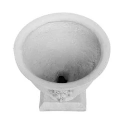 Cheapest 🌟 13" Simba Lightweight Concrete Patio Urn Planter White - Christopher Knight Home 🛒 -Planters Sales Store unnamed file 8348