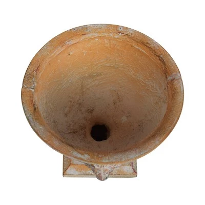 Outlet ⌛ 13" Simba Lightweight Concrete Patio Urn Planter Copper - Christopher Knight Home ✨ 6 Outlet ⌛ 13" Simba Lightweight Concrete Patio Urn Planter Copper - Christopher Knight Home ✨ - Image 4