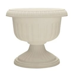 Buy 😉 Southern Patio Dynamic Outdoor 18" Resin Grecian Urn Planter Pot, White (2 Pack) 🧨