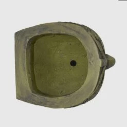 Budget ❤️ 14.25" Mother Earth Cast Stone Novelty Planter Antique Green - Christopher Knight Home ⭐ -Planters Sales Store unnamed file 8427