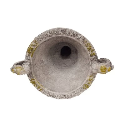 Discount ๐ 19.25" Delphine Lightweight Concrete Patio Urn Planter Gray - Christopher Knight Home โญ 6 Discount ๐ 19.25" Delphine Lightweight Concrete Patio Urn Planter Gray - Christopher Knight Home โญ - Image 4