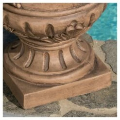 Outlet 😉 21" Roman Cast Stone Patio Urn - Christopher Knight Home ✔️ 7 Outlet 😉 21" Roman Cast Stone Patio Urn - Christopher Knight Home ✔️ -Planters Sales Store unnamed file 8434