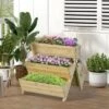 Discount 🥰 Outsunny Raised Garden Bed, Freestanding Planter Stand with 5 Planting Boxes and 4 Hooks, Good for Herbs, Flowers, or Vegetables in Patio Balcony Indoor Outdoor 🤩 -Planters Sales Store unnamed file 876