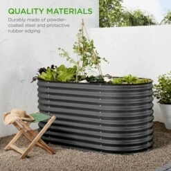 Hot Sale ๐ Best Choice Products 63in Oval Metal Raised Garden Bed, Customizable Outdoor Planter for Gardening, Plants โจ 14 Hot Sale ๐ Best Choice Products 63in Oval Metal Raised Garden Bed, Customizable Outdoor Planter for Gardening, Plants โจ -Planters Sales Store unnamed file 890