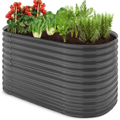 Hot Sale ๐ Best Choice Products 63in Oval Metal Raised Garden Bed, Customizable Outdoor Planter for Gardening, Plants โจ 9 Hot Sale ๐ Best Choice Products 63in Oval Metal Raised Garden Bed, Customizable Outdoor Planter for Gardening, Plants โจ - Image 7