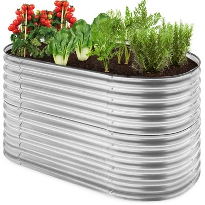 Hot Sale ๐ Best Choice Products 63in Oval Metal Raised Garden Bed, Customizable Outdoor Planter for Gardening, Plants โจ 10 Hot Sale ๐ Best Choice Products 63in Oval Metal Raised Garden Bed, Customizable Outdoor Planter for Gardening, Plants โจ - Image 8