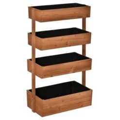 Best Sale 🧨 Outsunny 4-Tier Raised Garden Bed, Vertical Flower Pots Rack with Angle Adjustable Planter Boxes, Freestanding Elevated Wooden Plant Stand for Indoor Outdoor Use ❤️ 9 Best Sale 🧨 Outsunny 4-Tier Raised Garden Bed, Vertical Flower Pots Rack with Angle Adjustable Planter Boxes, Freestanding Elevated Wooden Plant Stand for Indoor Outdoor Use ❤️ -Planters Sales Store unnamed file 896