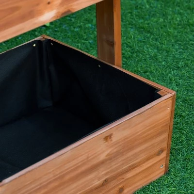 Best Sale 🧨 Outsunny 4-Tier Raised Garden Bed, Vertical Flower Pots Rack with Angle Adjustable Planter Boxes, Freestanding Elevated Wooden Plant Stand for Indoor Outdoor Use ❤️ 6 Best Sale 🧨 Outsunny 4-Tier Raised Garden Bed, Vertical Flower Pots Rack with Angle Adjustable Planter Boxes, Freestanding Elevated Wooden Plant Stand for Indoor Outdoor Use ❤️ - Image 4