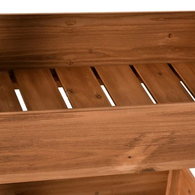 Best Sale 🧨 Outsunny 4-Tier Raised Garden Bed, Vertical Flower Pots Rack with Angle Adjustable Planter Boxes, Freestanding Elevated Wooden Plant Stand for Indoor Outdoor Use ❤️ 7 Best Sale 🧨 Outsunny 4-Tier Raised Garden Bed, Vertical Flower Pots Rack with Angle Adjustable Planter Boxes, Freestanding Elevated Wooden Plant Stand for Indoor Outdoor Use ❤️ - Image 5