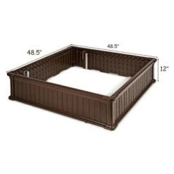 Brand new ๐ Costway 2 Pcs 48.5'' Raised Garden Bed Square Plant Box Planter Flower Vegetable Brown โค๏ธ 12 Brand new ๐ Costway 2 Pcs 48.5'' Raised Garden Bed Square Plant Box Planter Flower Vegetable Brown โค๏ธ -Planters Sales Store unnamed file 900