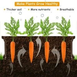 Budget 👍 Costway 4 Pcs 48.5'' Raised Garden Bed Square Plant Box Planter Flower Vegetable White 😀 -Planters Sales Store unnamed file 927