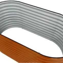 Best Pirce 🧨 Sunnydaze Decor Sunnydaze Large Oval Steel Raised Garden Bed - Stand-Up Height - 79" W x 32" H - Brown 🎉 -Planters Sales Store unnamed file 94