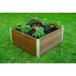 Outlet ๐ Urbana Keyhole Garden Square Planter Espresso - Vita ๐